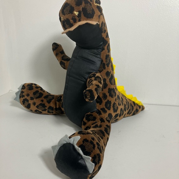Plush Dinosaur Handmade Leopard fabric - Picture 3 of 9